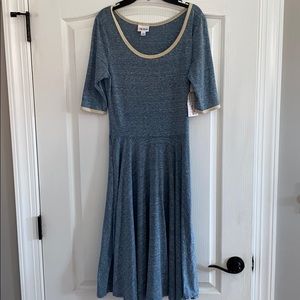 LulaRoe Nicole Dress- soft, new and cozy